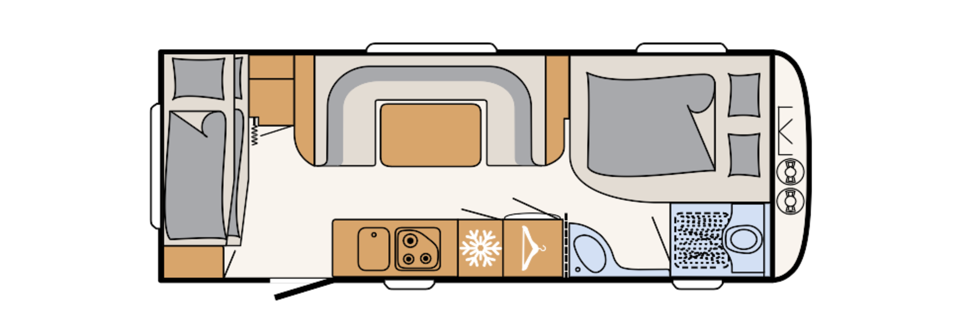 Dethleffs Camper 560 FMK