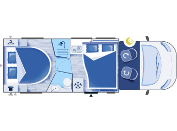 Challenger Teilintegriert 328 Graphite Premium