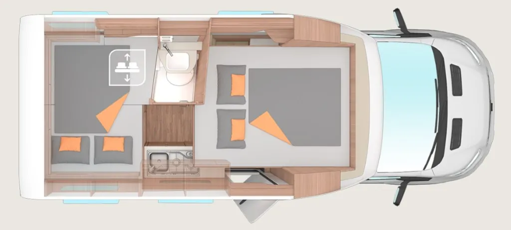 Bild 9: Weinsberg X-CURSION VAN 500 MQ EDITION [PEPPER]