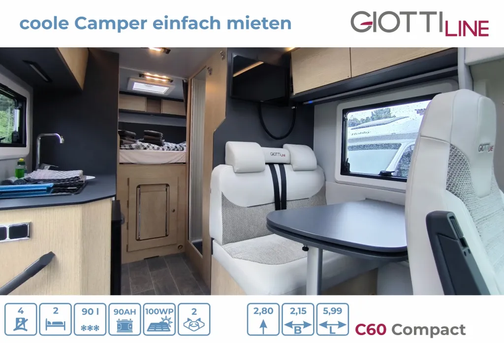 Bild 4: Wohnmobil von GIOTTILINE mieten in Hamburg