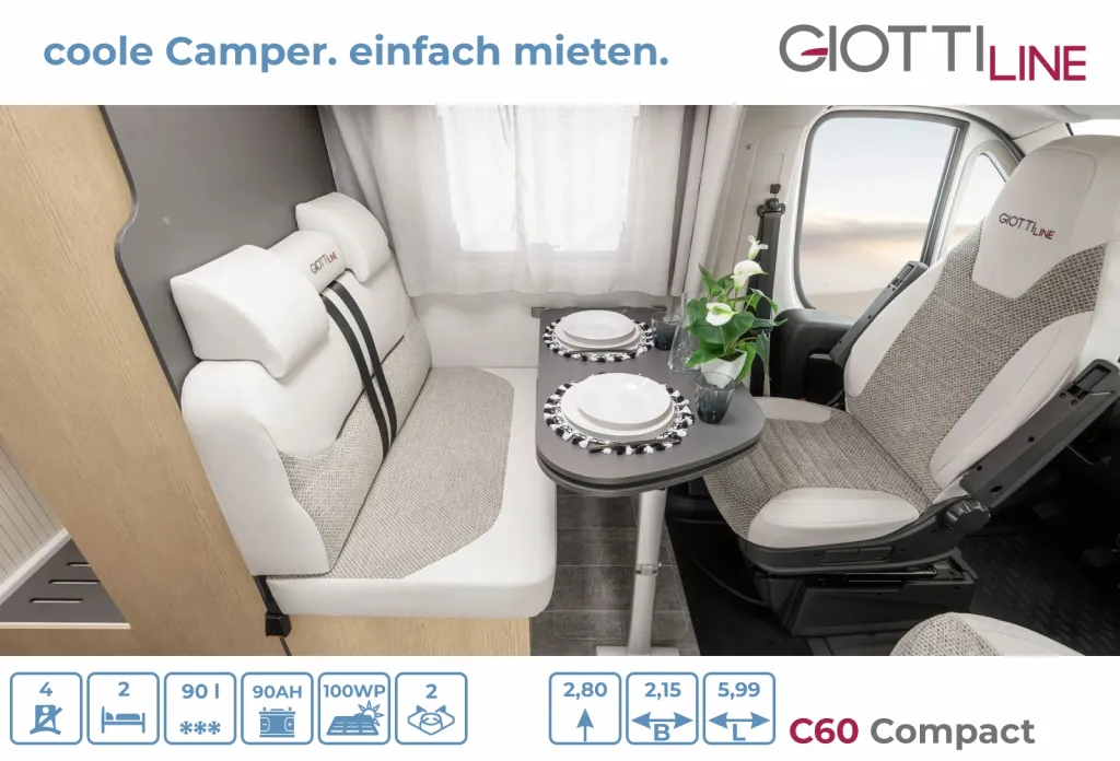 Bild 7: GIOTTILINE Wohnmobil in Hamburg mieten