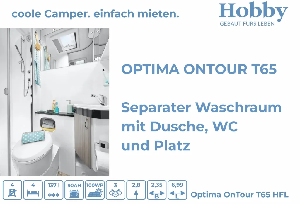 Bild 12: Wohnmobil von Hobby mieten in Hamburg