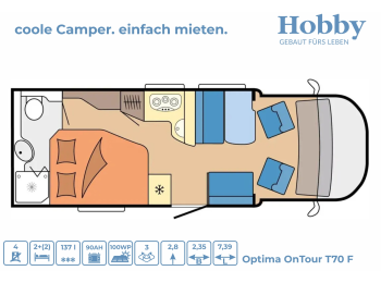 Hobby Optima ONTOUR T70 F