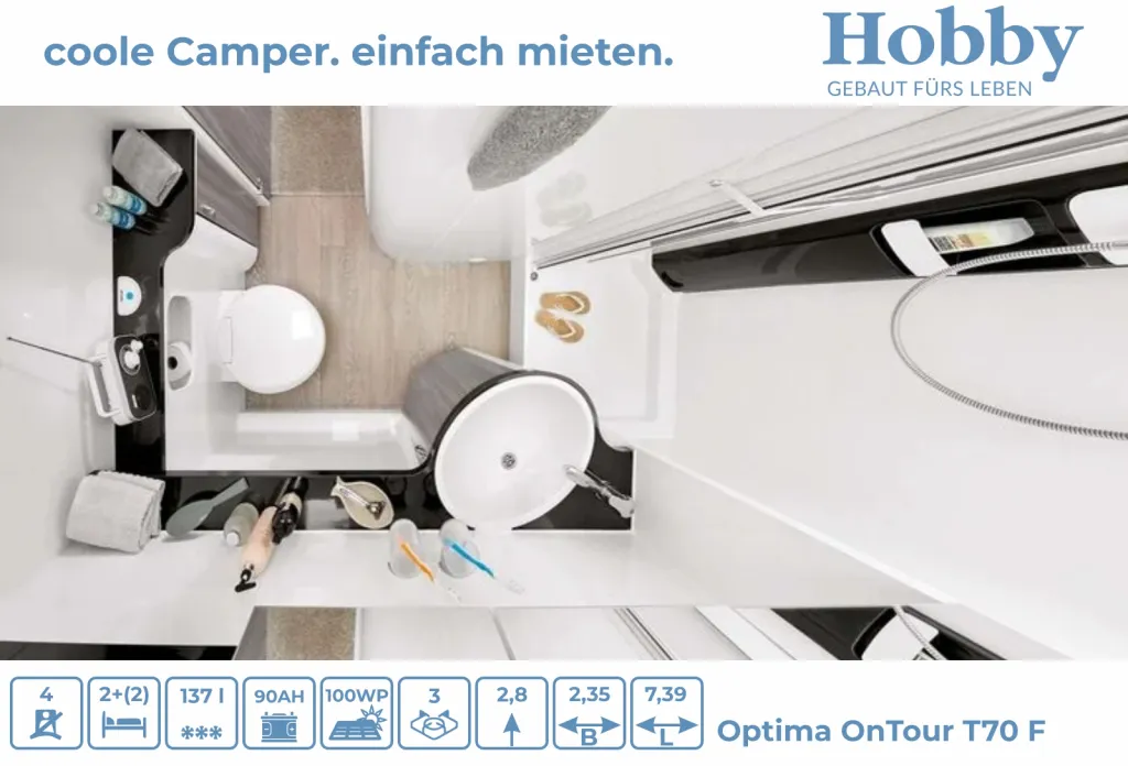 Bild 12: Wohnmobil von Hobby mieten in Hamburg